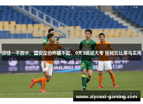 邵佳一不放水，国安足协杯输不起，9天3场迎大考 张稀哲比塞鸟实用